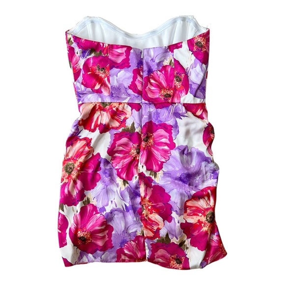 Katie May Los Angeles Electra Mini Dress, Magenta Poppy, NWT, Size Medium,Floral - Picture 6 of 10